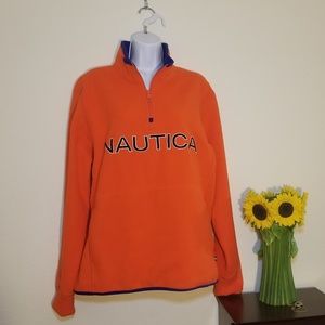NWT Nautica Fleece Quarter Zip Pullover
